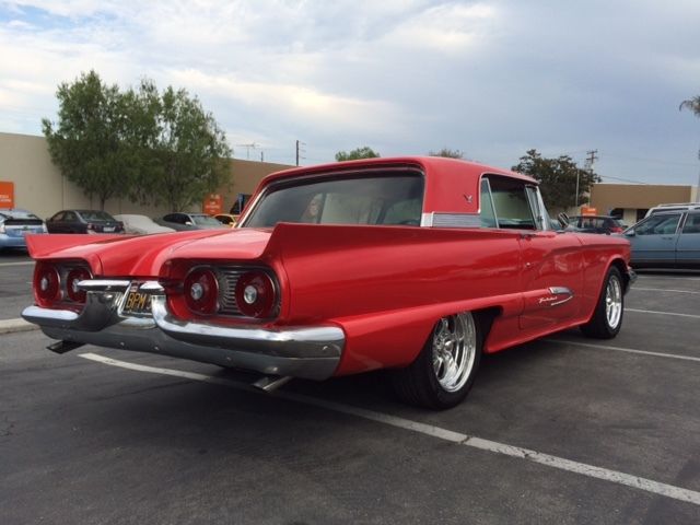 1959 Red Ford Thunderbird Hardtop