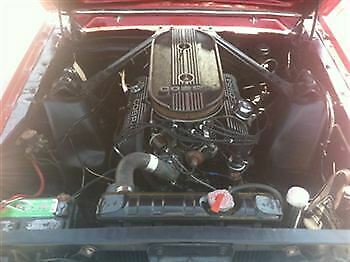 1965 Silver@burgandy Ford Mustang Fastback