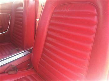 1965 Silver@burgandy Ford Mustang Fastback