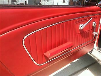 1965 Silver@burgandy Ford Mustang Fastback