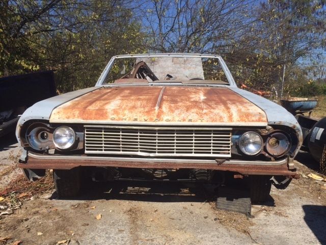 1964 primer Chevrolet Chevelle Convertible