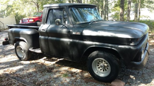 1965 Black Chevrolet C-10 Standard Cab Pickup
