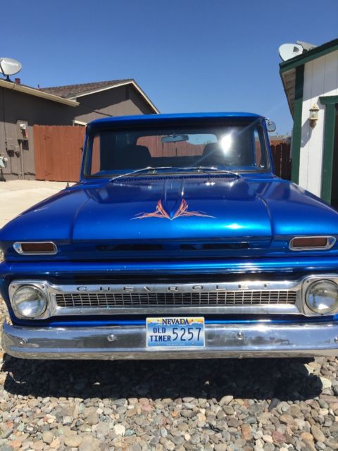 1965 Blue Chevrolet C-10 Standard Cab Pickup