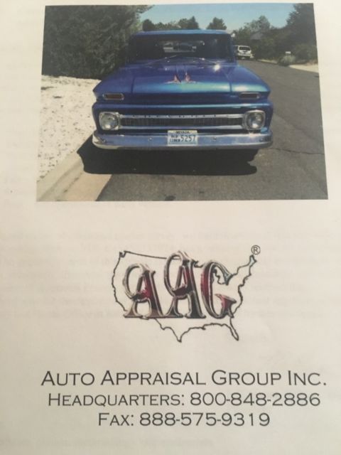 1965 Blue Chevrolet C-10 Standard Cab Pickup