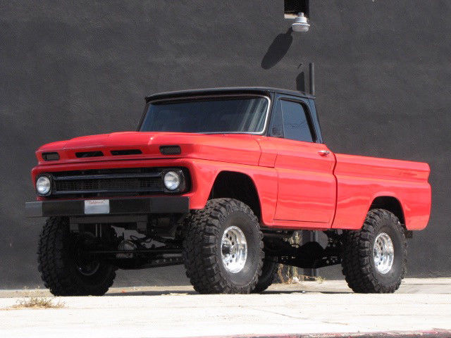 1965 Red Chevrolet C-10 Standard Cab Pickup