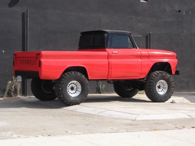 1965 Red Chevrolet C-10 Standard Cab Pickup