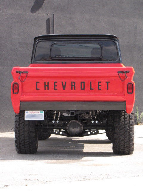 1965 Red Chevrolet C-10 Standard Cab Pickup