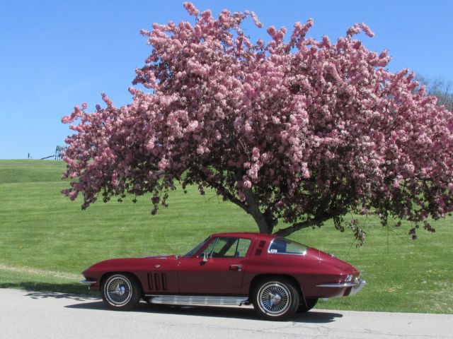 1965 Burgundy Chevrolet Corvette Coupe
