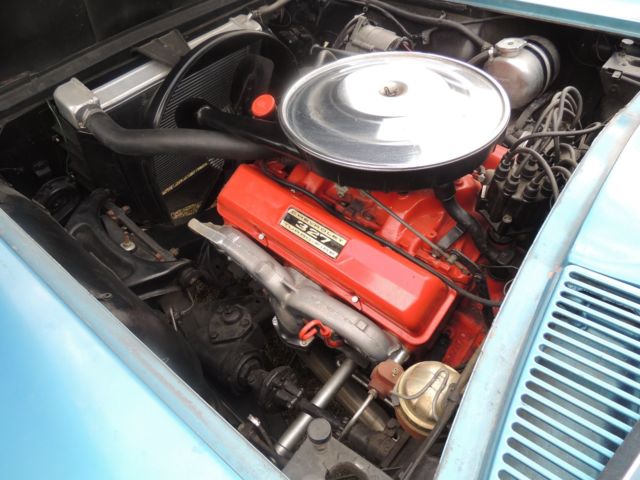 1965 Blue Chevrolet Corvette Convertible