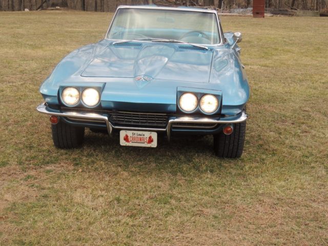1965 Blue Chevrolet Corvette Convertible