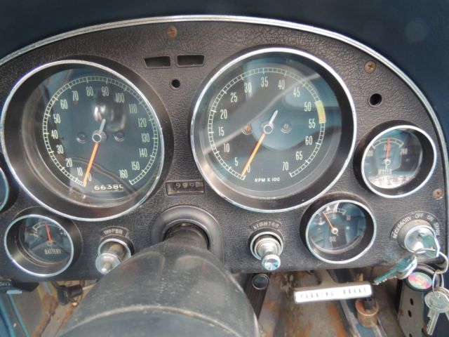 1965 Blue Chevrolet Corvette Convertible