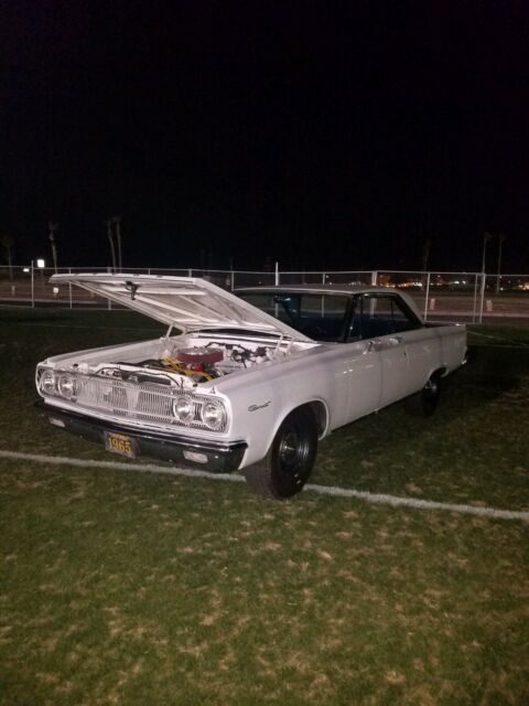 1965 Pearl White Dodge Coronet Coupe