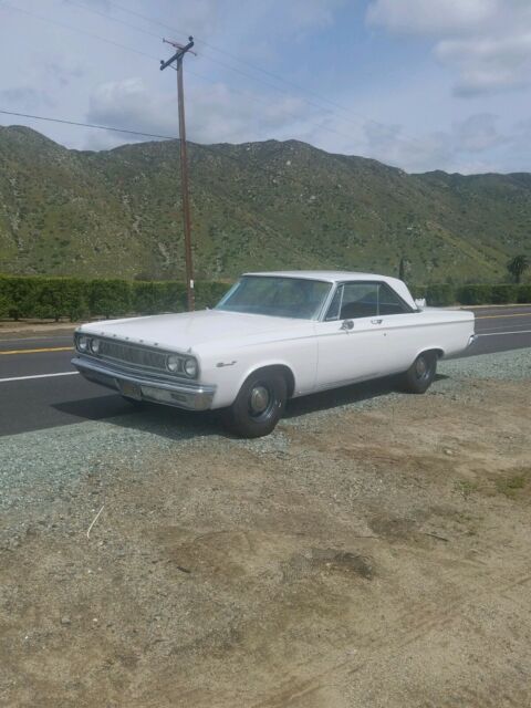 1965 Pearl White Dodge Coronet Coupe