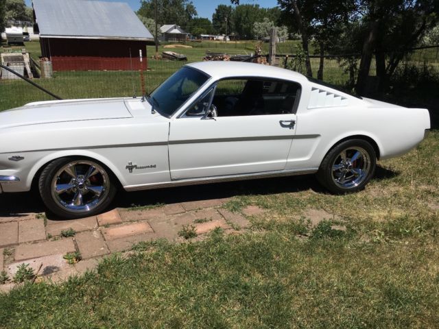 1965 White Ford Mustang Fastback