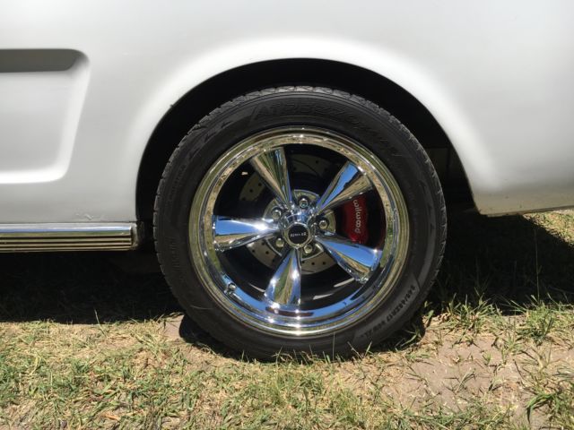1965 White Ford Mustang Fastback