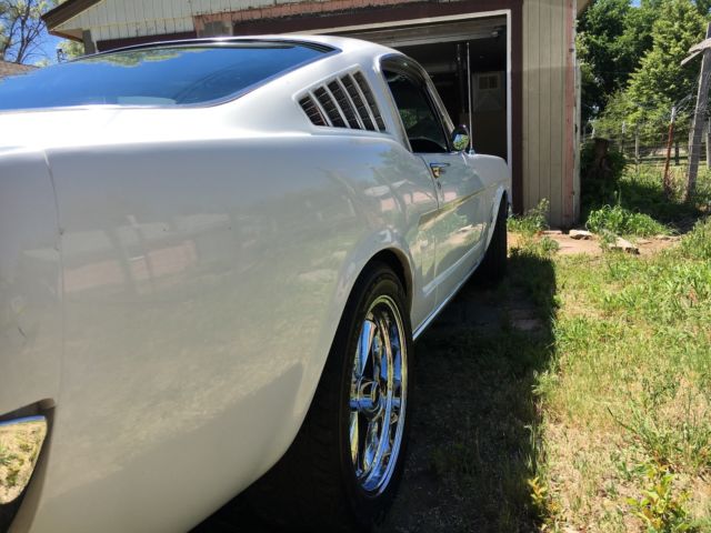 1965 White Ford Mustang Fastback
