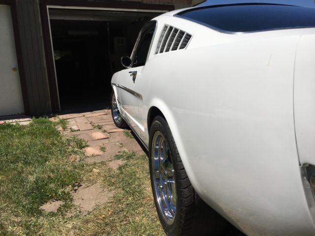 1965 White Ford Mustang Fastback