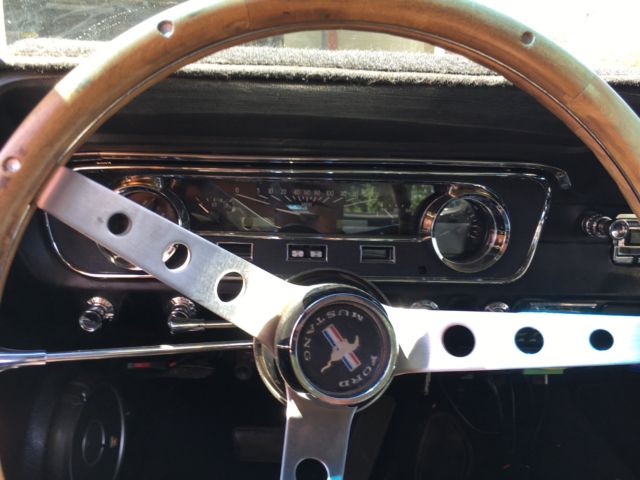 1965 White Ford Mustang Fastback
