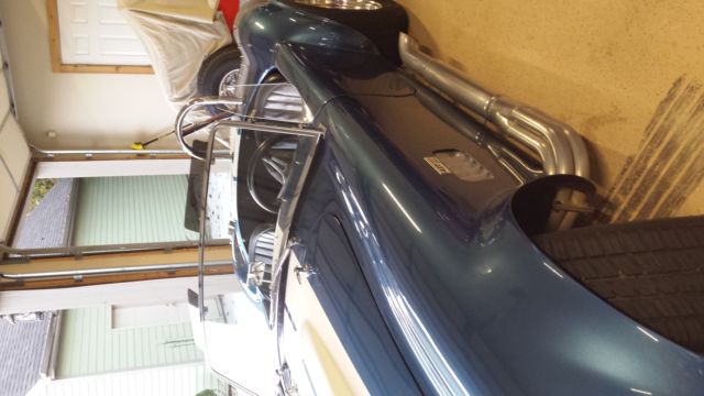 1965 Blue and White stripes Ford Cobra fiberglass