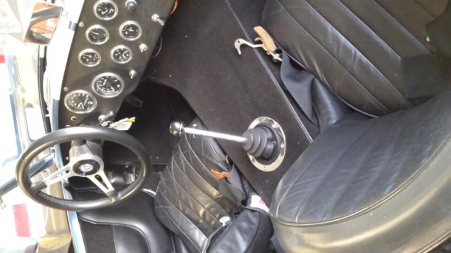 1965 Blue and White stripes Ford Cobra fiberglass