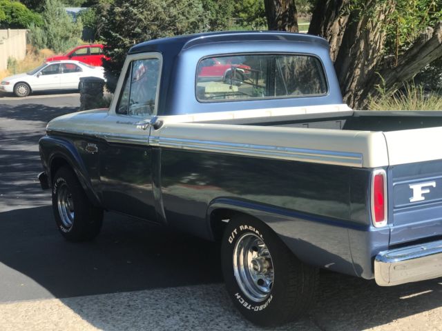 1965 Blue Ford F-100 Standard Cab Pickup