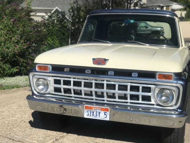 1965 Blue Ford F-100 Standard Cab Pickup