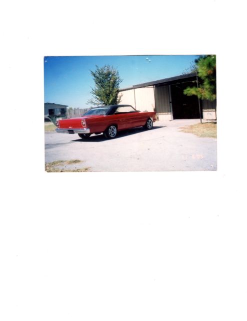 1965 Red Ford Galaxie Fastback