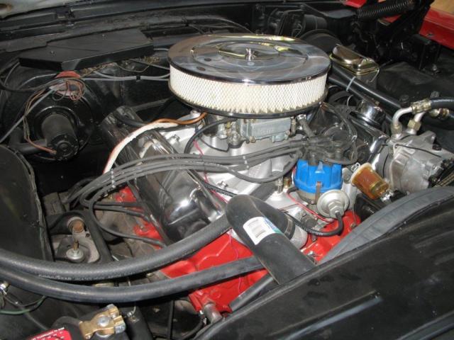 1965 Red Ford Galaxie Fastback