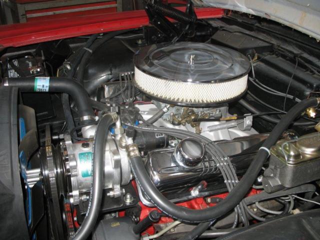 1965 Red Ford Galaxie Fastback