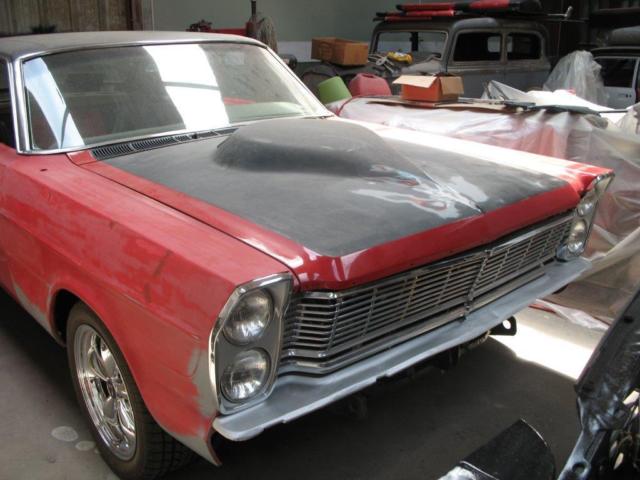 1965 Red Ford Galaxie Fastback