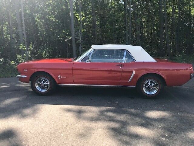 1965 Red Ford Mustang Convertible