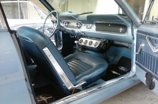 1965 Blue Ford Mustang Coupe