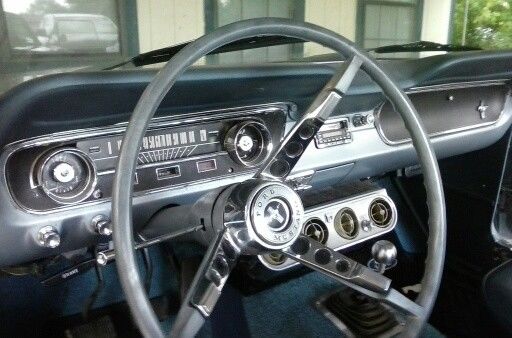 1965 Blue Ford Mustang Coupe