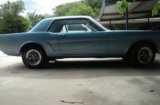 1965 Blue Ford Mustang Coupe