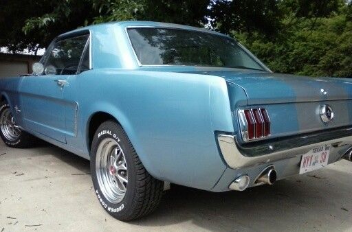 1965 Blue Ford Mustang Coupe