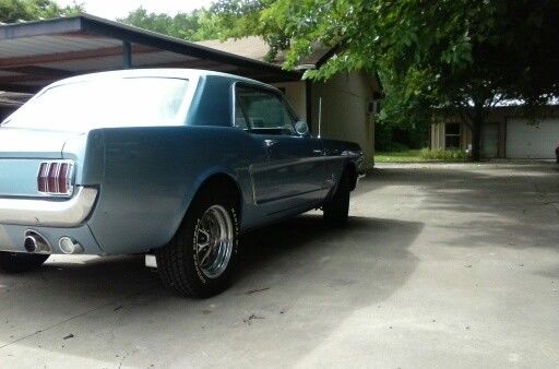 1965 Blue Ford Mustang Coupe