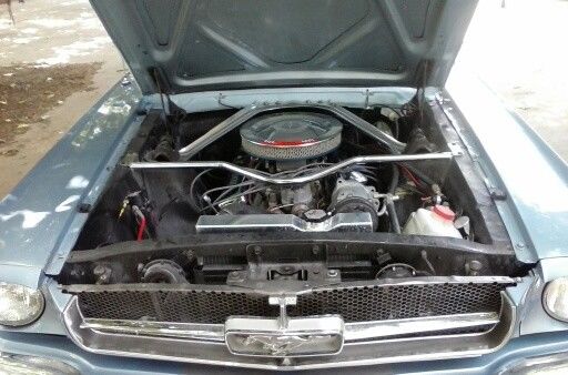 1965 Blue Ford Mustang Coupe