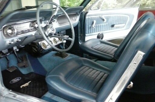 1965 Blue Ford Mustang Coupe