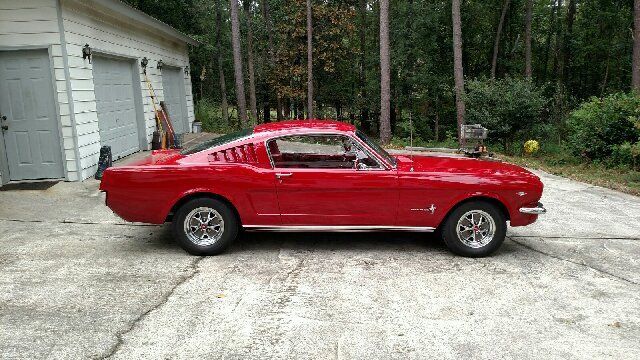 1965 Red Ford Mustang Fastback