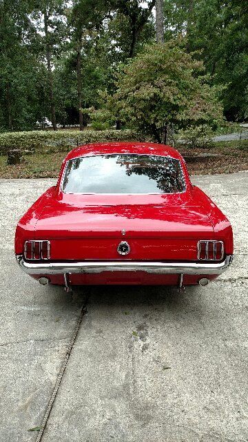1965 Red Ford Mustang Fastback