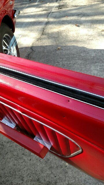 1965 Red Ford Mustang Fastback