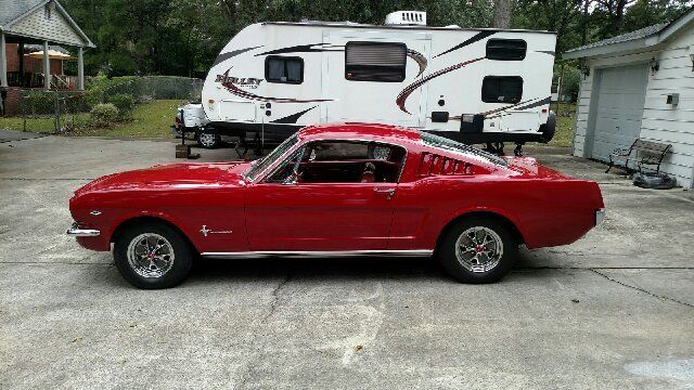 1965 Red Ford Mustang Fastback