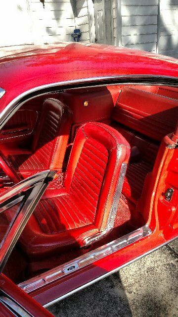 1965 Red Ford Mustang Fastback