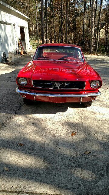 1965 Red Ford Mustang Fastback