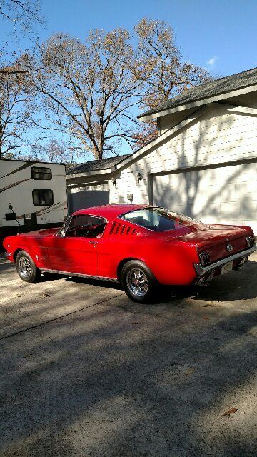 1965 Red Ford Mustang Fastback