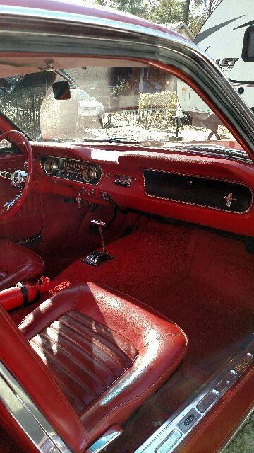 1965 Red Ford Mustang Fastback