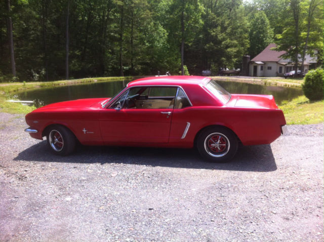 1965 Red Ford Mustang Coupe