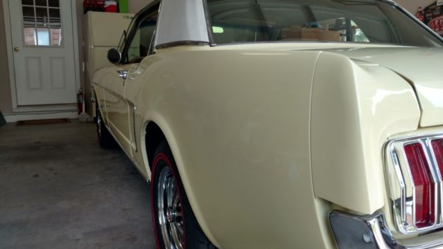 1965 Springtime yellow Ford Mustang Coupe