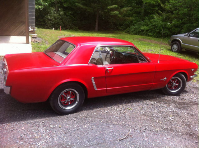 1965 Red Ford Mustang Coupe