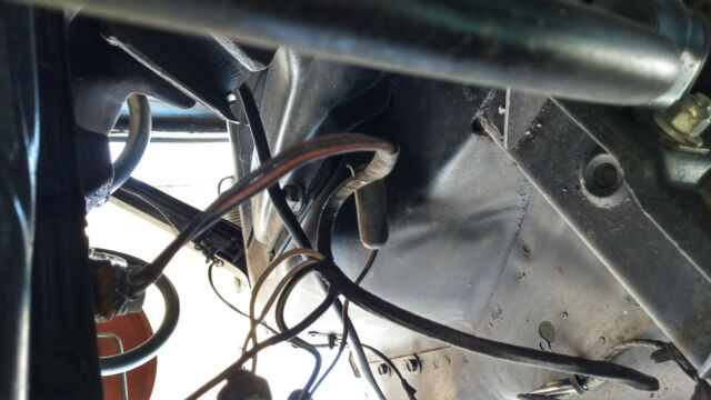 1965 White Ford Mustang